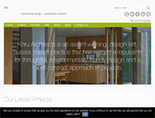 Tablet Screenshot of koruarchitects.co.uk